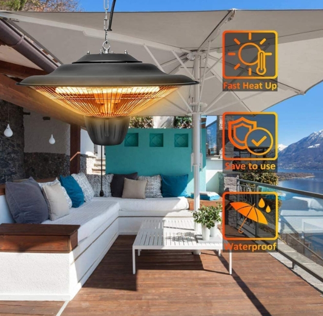 High ceiling infrared heater