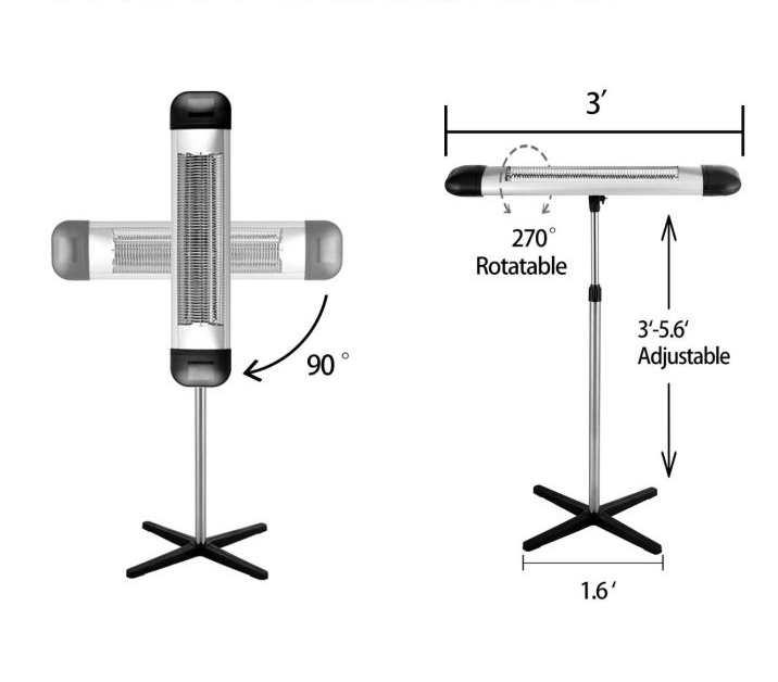 Replacement heating element IP65
